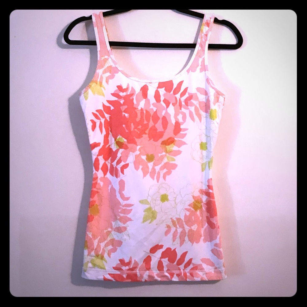 Lululemon Floral Tank, Size 6